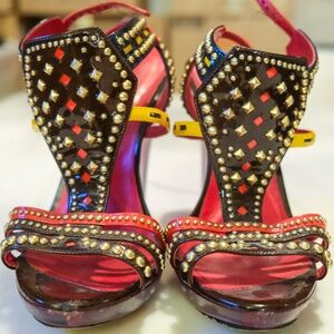 Cesare Paciotti Women's High-Heel Platform Sandals